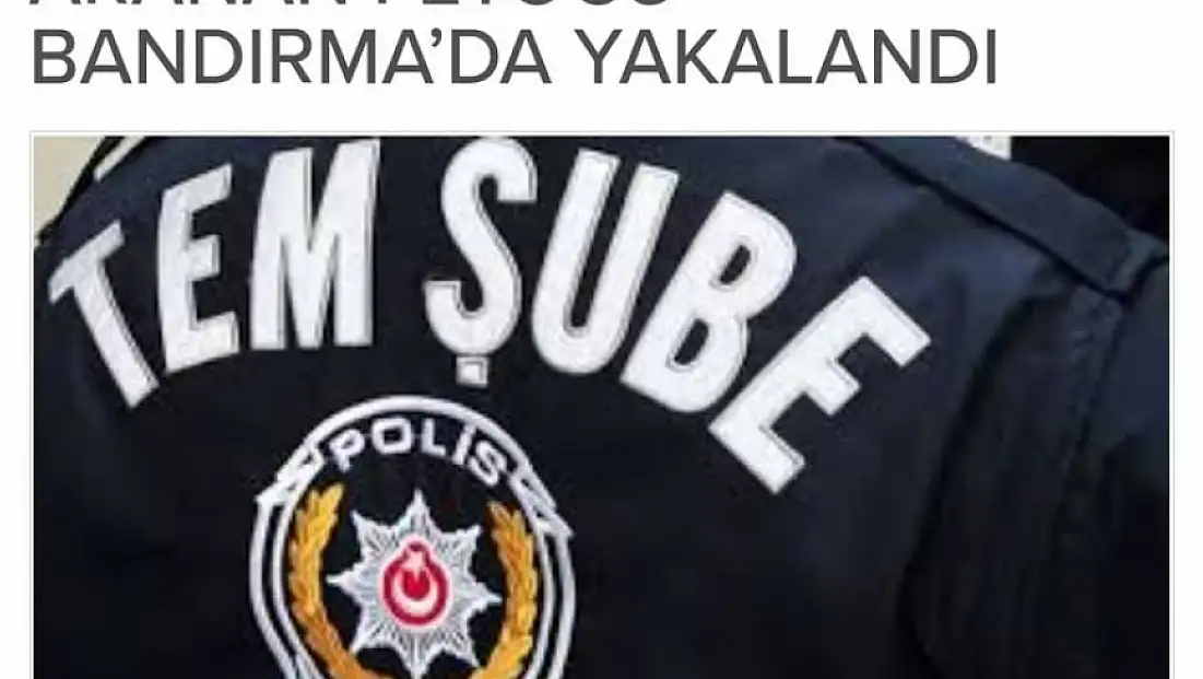 ARANAN FETÖCÜ BANDIRMA’DA YAKALANDI
