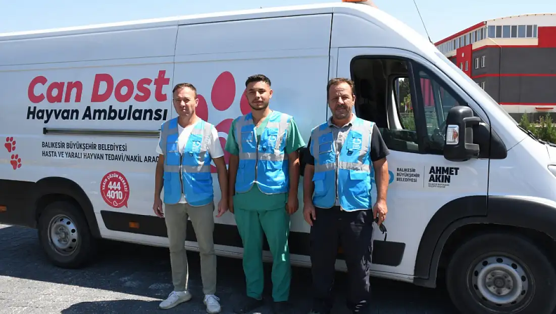 Balıkesir İtfaiyesi ve Can Dost ekibi Bursa’da görev başında