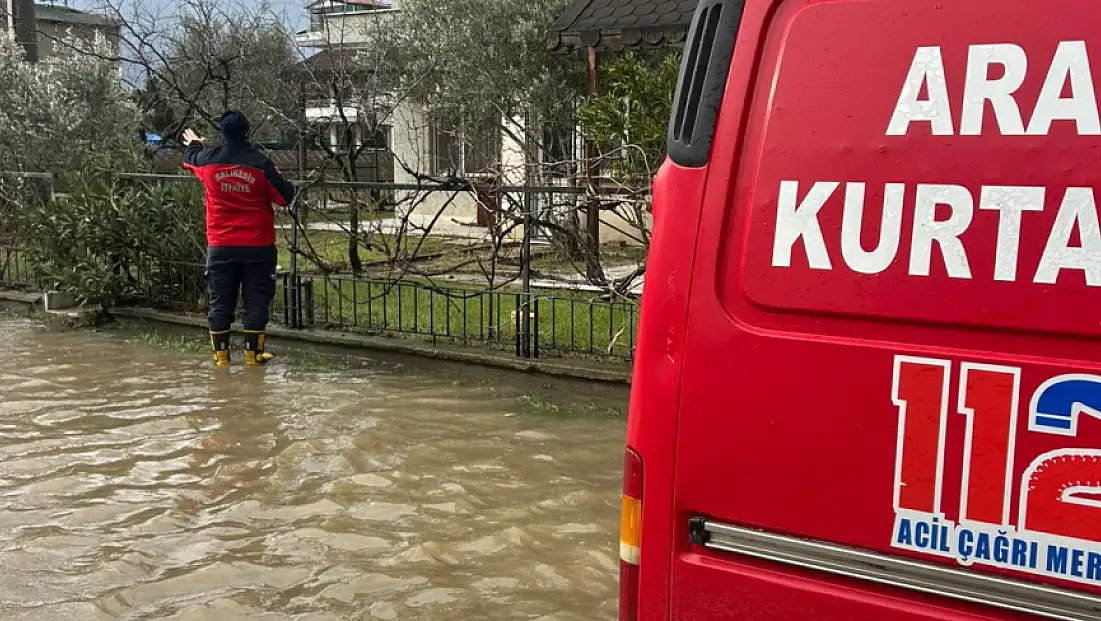 ERDEK’TE SU BASKINLARI YAŞANDI