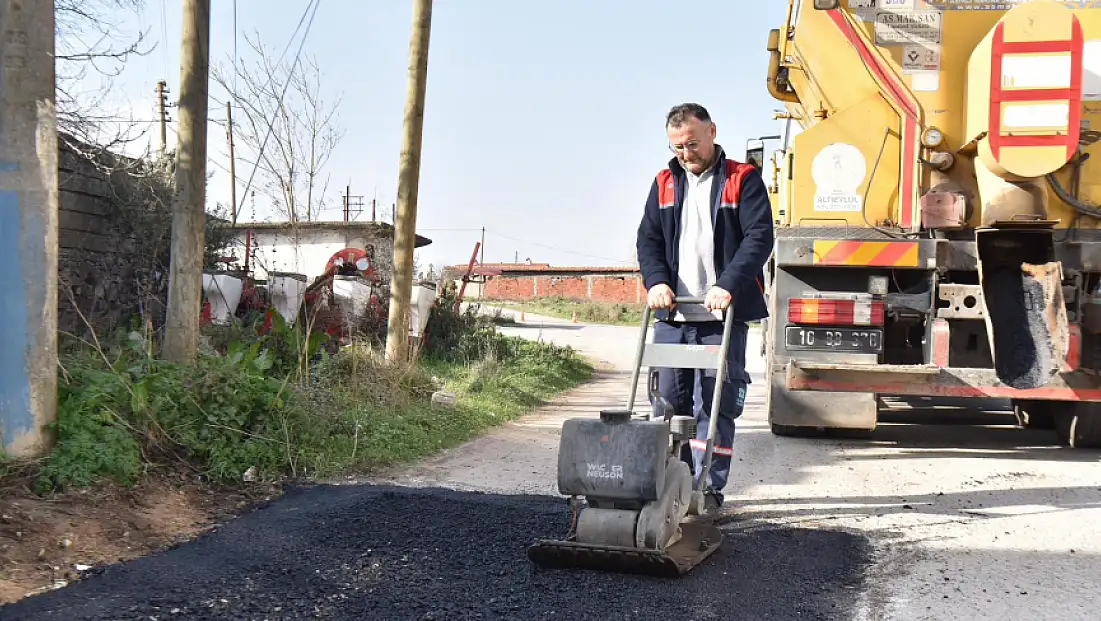 KIRSALDAN MERKEZE ALTIEYLÜL’DE YOĞUN ÇALIŞMA