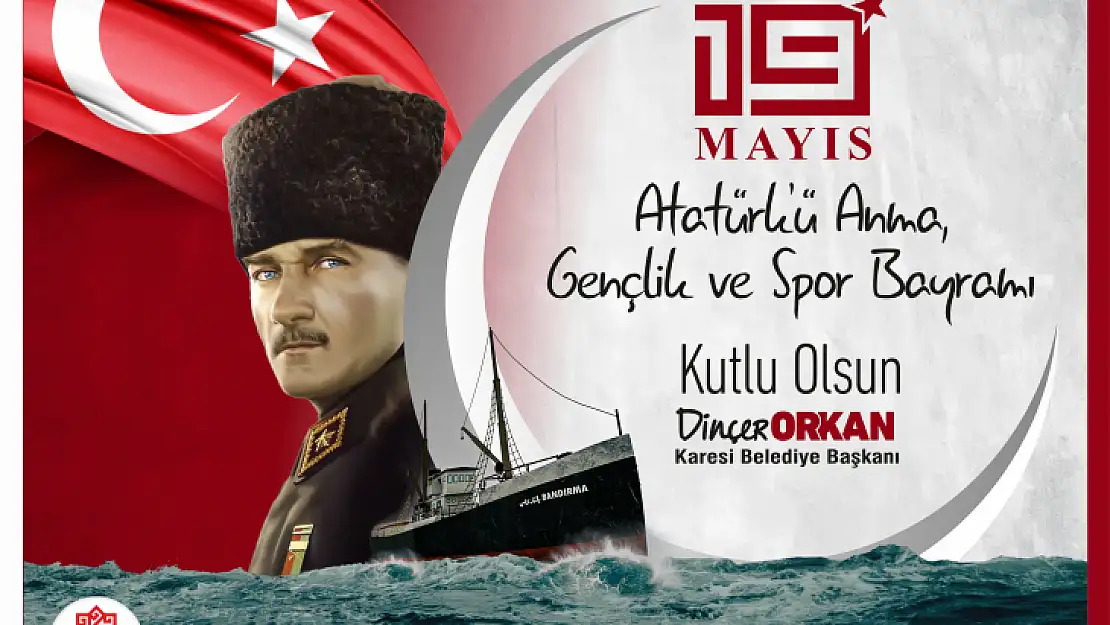 19 Mayıs Atatürk'ü Anma Gençlik ve Spor Bayramı kutlu olsun