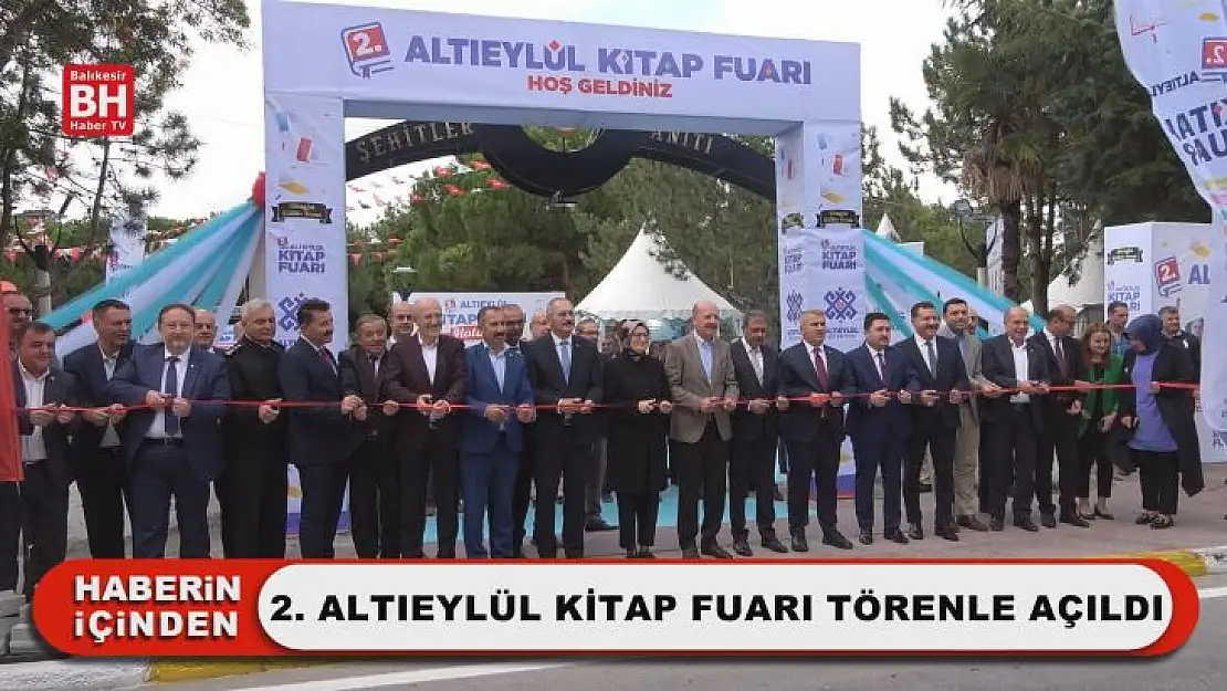 2. Altıeylül Kitap Fuarı Törenle Açıldı