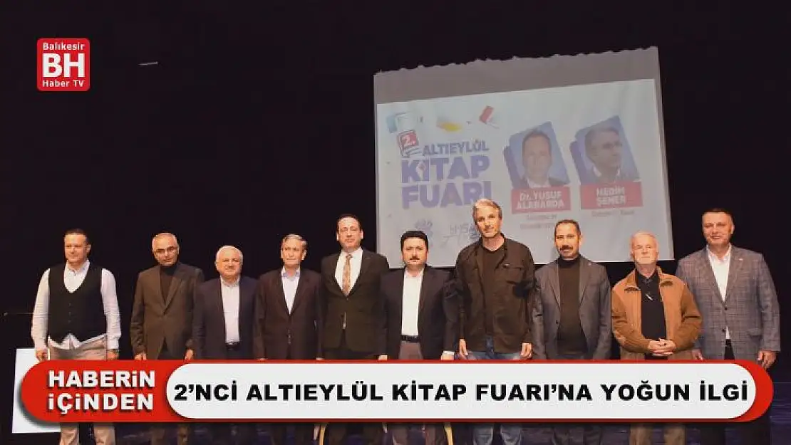 2'nci Altıeylül Kitap Fuarı'na Yoğun İlgi