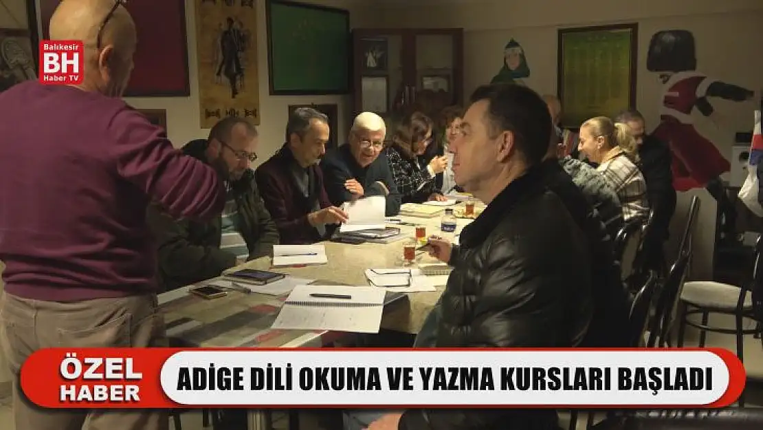 Adige Dili Okuma ve Yazma Kursları Başladı
