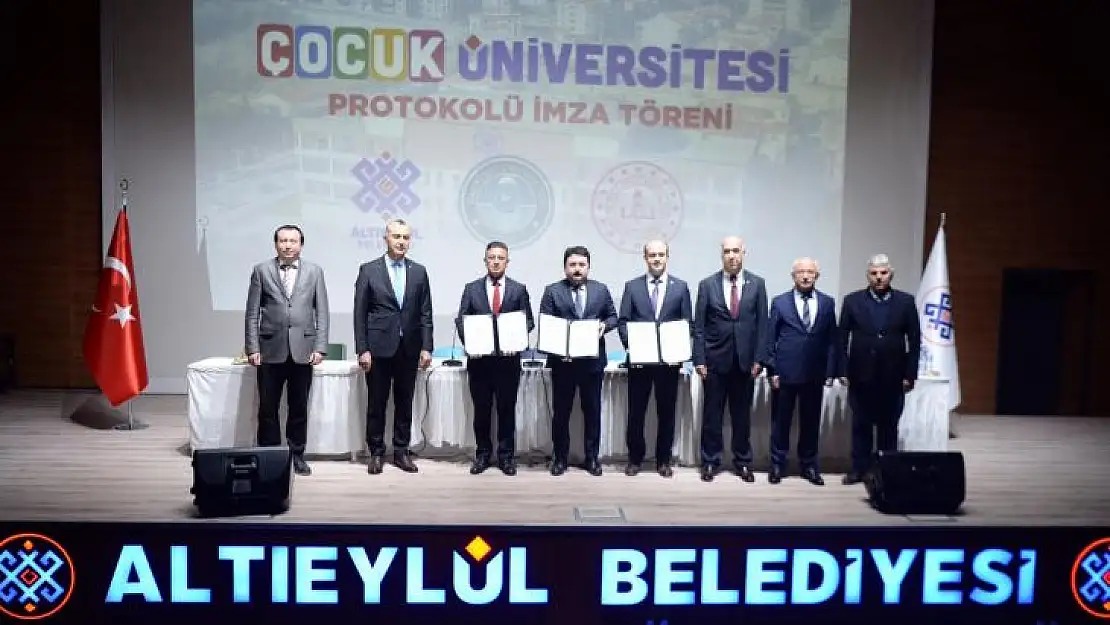 Altıeylül Belediyesi'nden Bir İlk Daha Çocuk Üniversitesi Kuruluyor