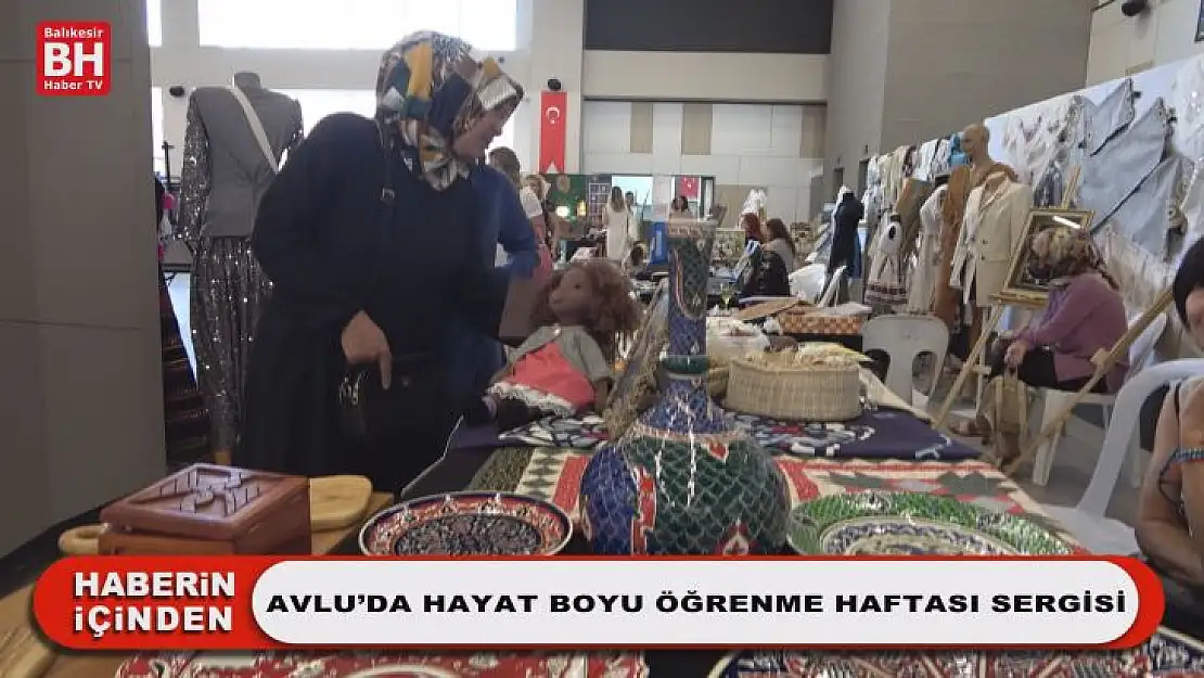Avlu'da Hayat Boyu Öğrenme Haftası Sergisi
