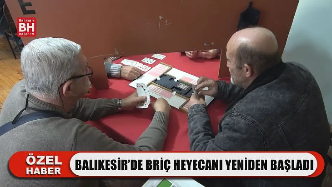 Balıkesir'de Briç Heyecanı Yeniden Başladı