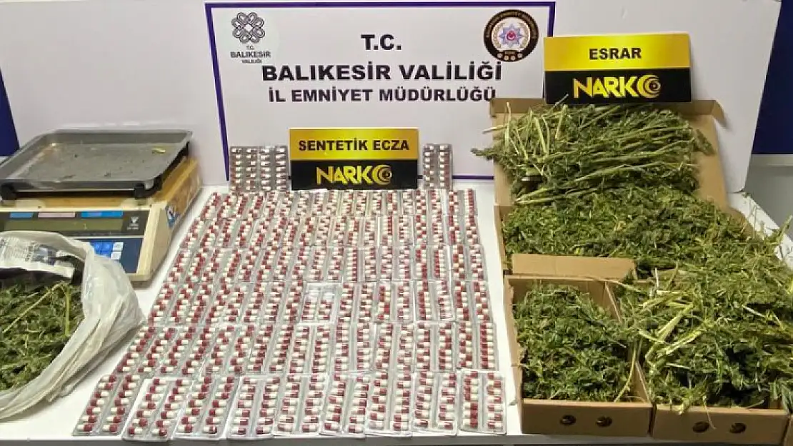 Balıkesir'de Kapsamlı Uyuşturucu Operasyonu