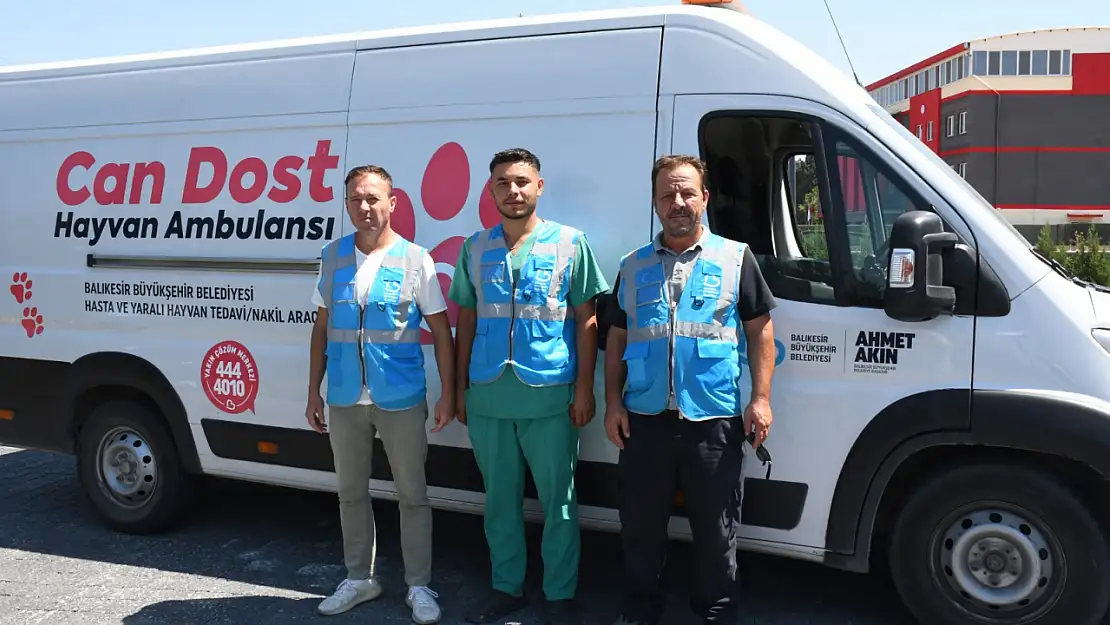 Balıkesir İtfaiyesi ve Can Dost ekibi Bursa'da görev başında