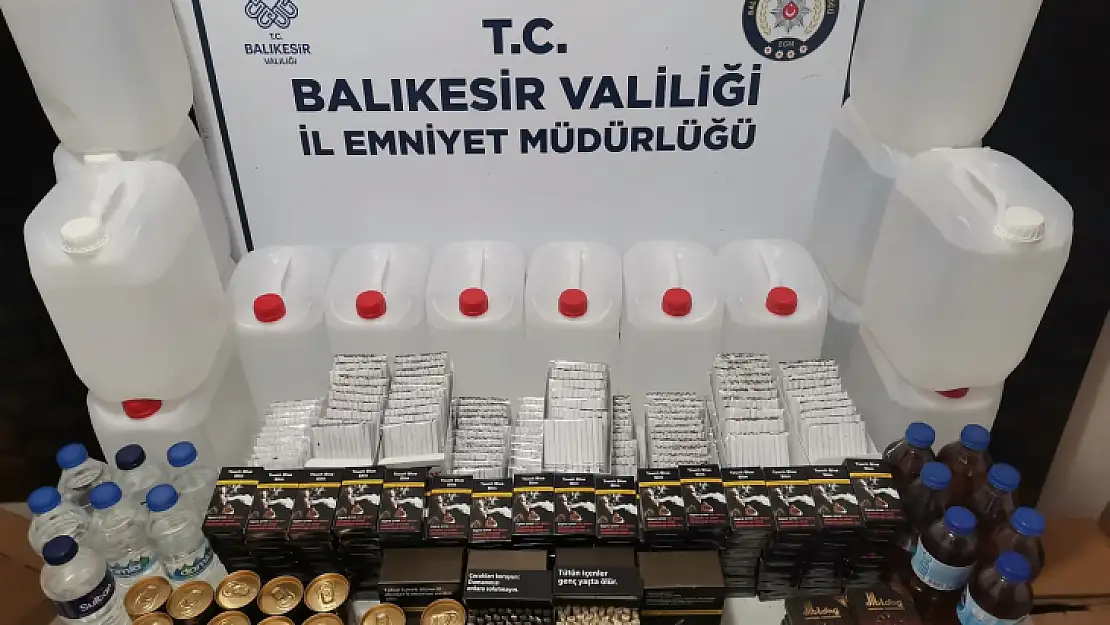 Bandırma'da Kaçakçılık Operasyonu