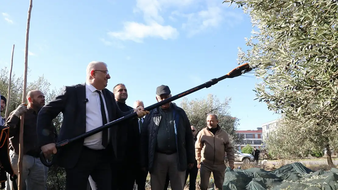 Başkan Ertaş:  'Tek bir zeytin tanesi heba olmuyor'