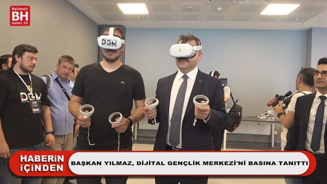 Başkan Yılmaz, Dijital Gençlik Merkezini Basına Tanıttı