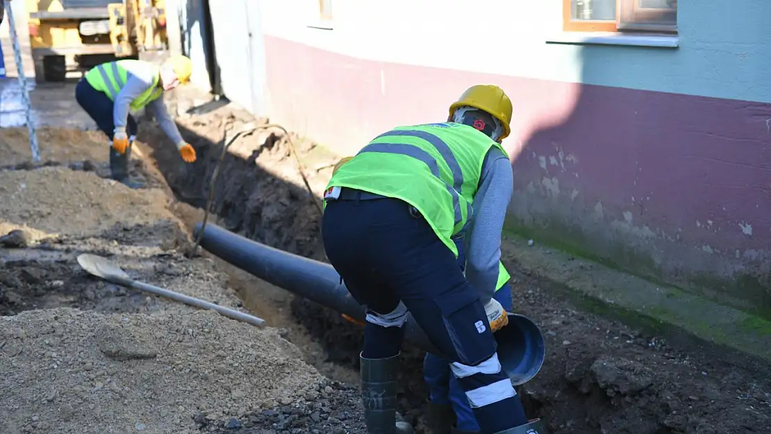 BASKİ'den Susurluk'ta Şebeke Yenileme Çalışmaları