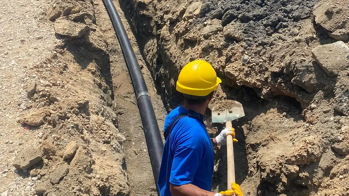 BASKİ Ocaklar'da yeni kanalizasyon hattını tamamladı