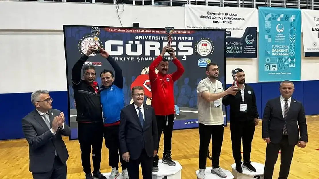 BAÜN'lü Güreşçilerin Sırtı Yere Gelmiyor: 36 Üniversite arasından Türkiye 2.'liği