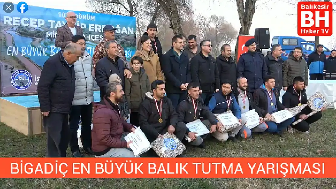 Bigadiç En Büyük Balık Tutma Yarışması Ödül Töreni