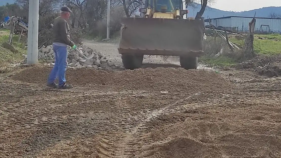 Börezli Mahallesi'nde Yol Çalışmaları Devam Ediyor