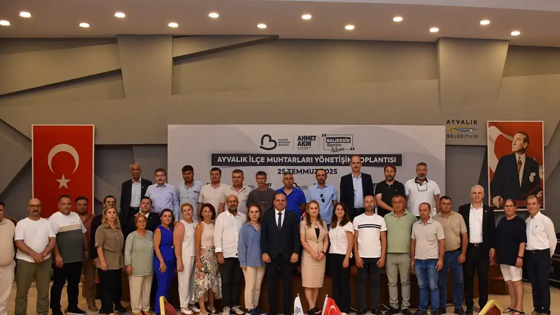 Büyükşehir, Ayvalık'ta Muhtarları Dinledi