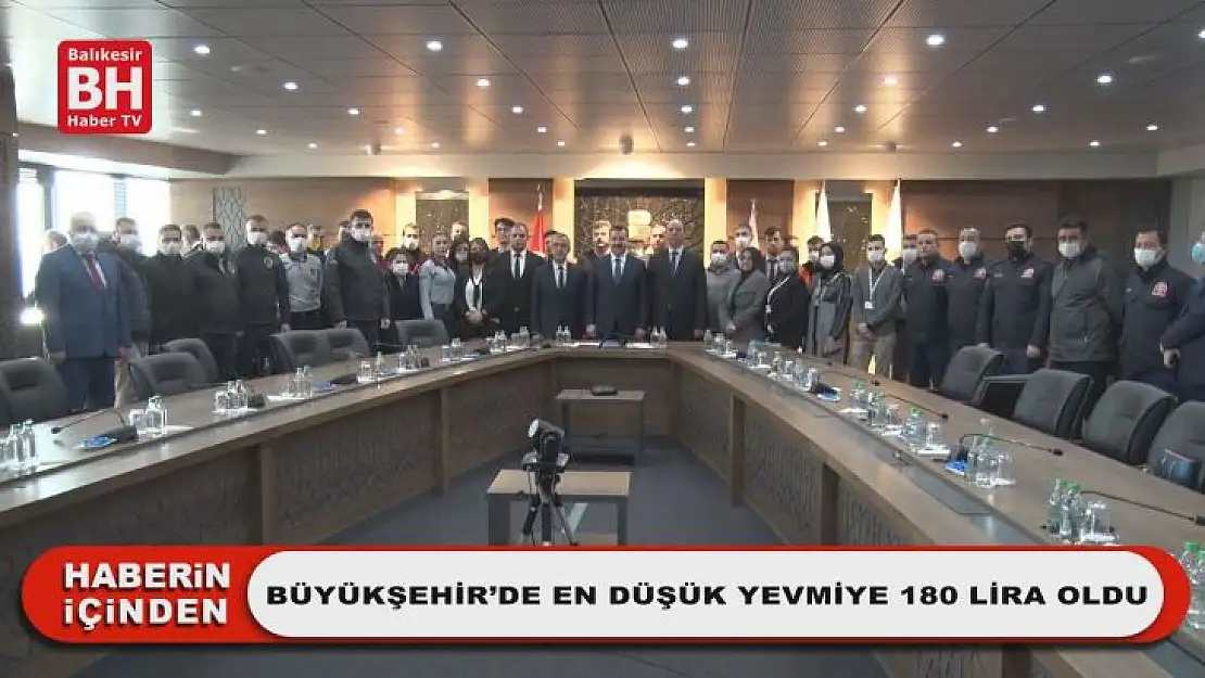 Büyükşehir'de En Düşük Yevmiye 180 Lira Oldu