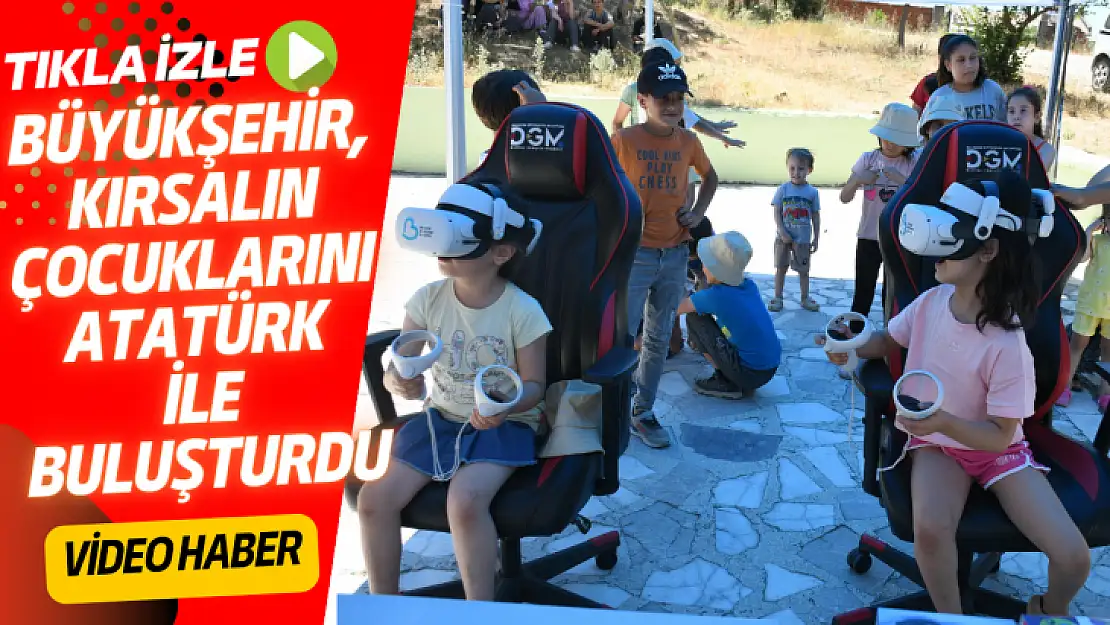 Büyükşehir, kırsalın çocuklarını Atatürk ile buluşturdu