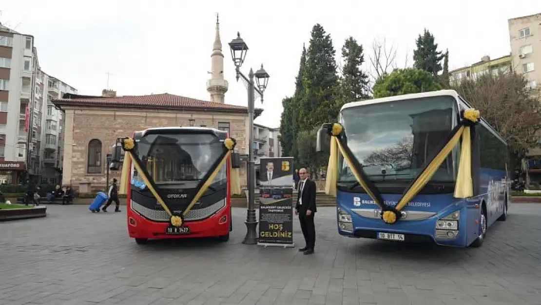 Büyükşehir, yeni toplu taşıma araçlarını görücüye çıkardı