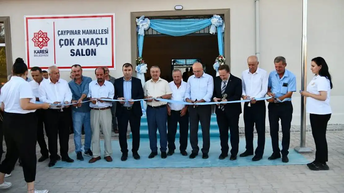 Çaypınar Mahallesi'nde Çok Amaçlı Salon Açıldı
