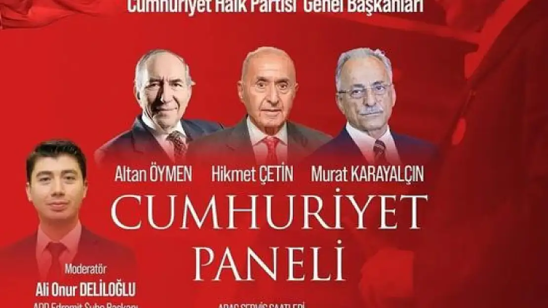 CHP Genel Başkanları Altınoluk'ta Panelde Bir Araya Geliyor…