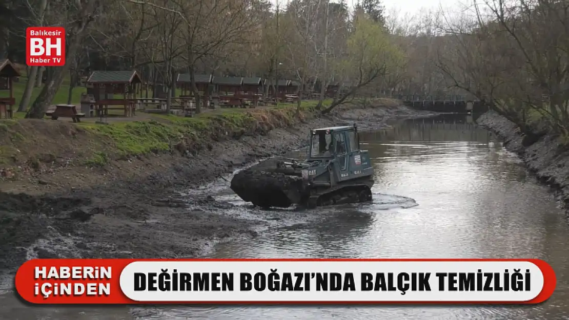 Değirmen Boğazı'nda Balçık Temizliği