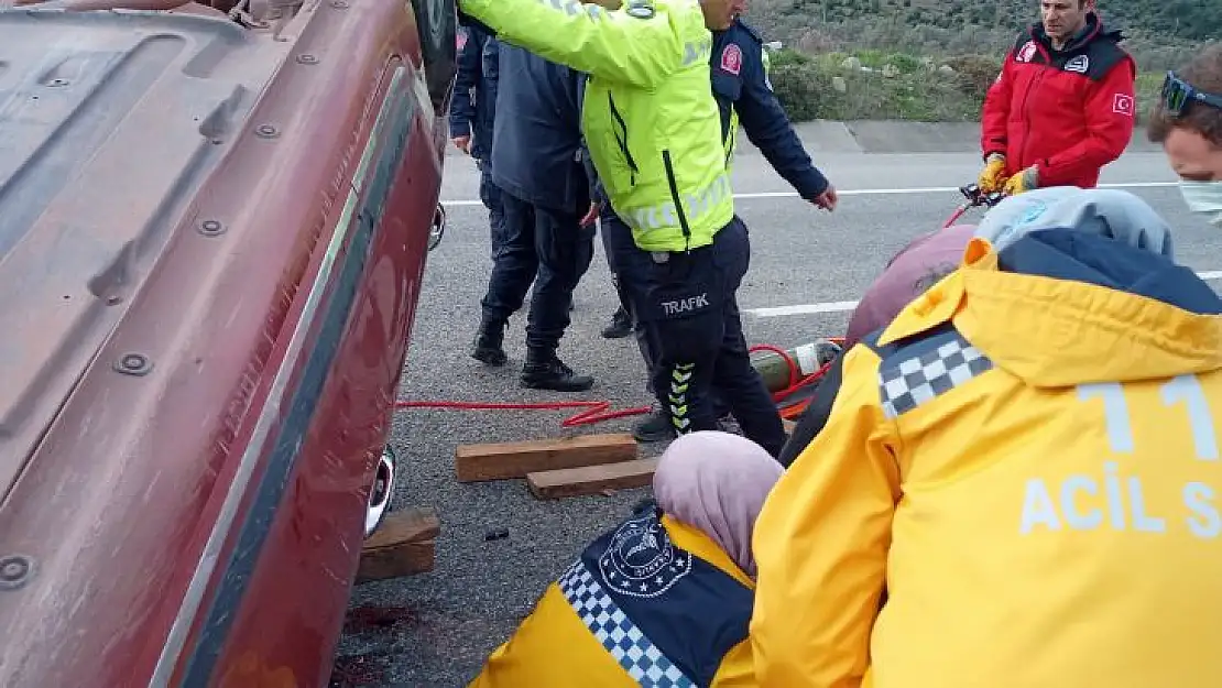 Edremit Yolunda Trafik Kazası