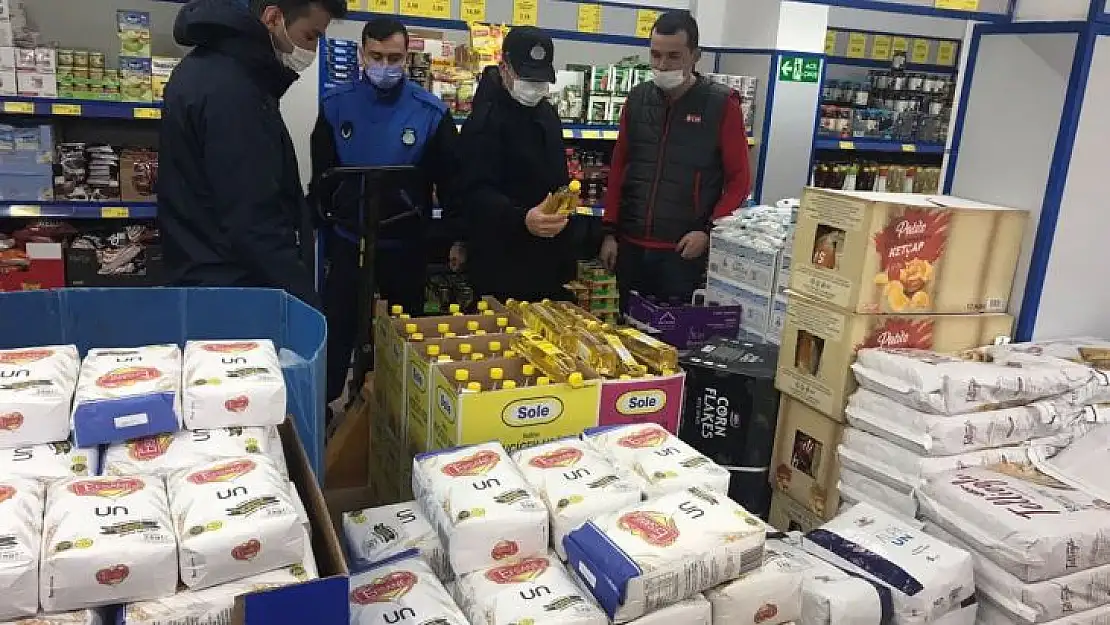 Edremit zabıtadan stok yağ denetimi