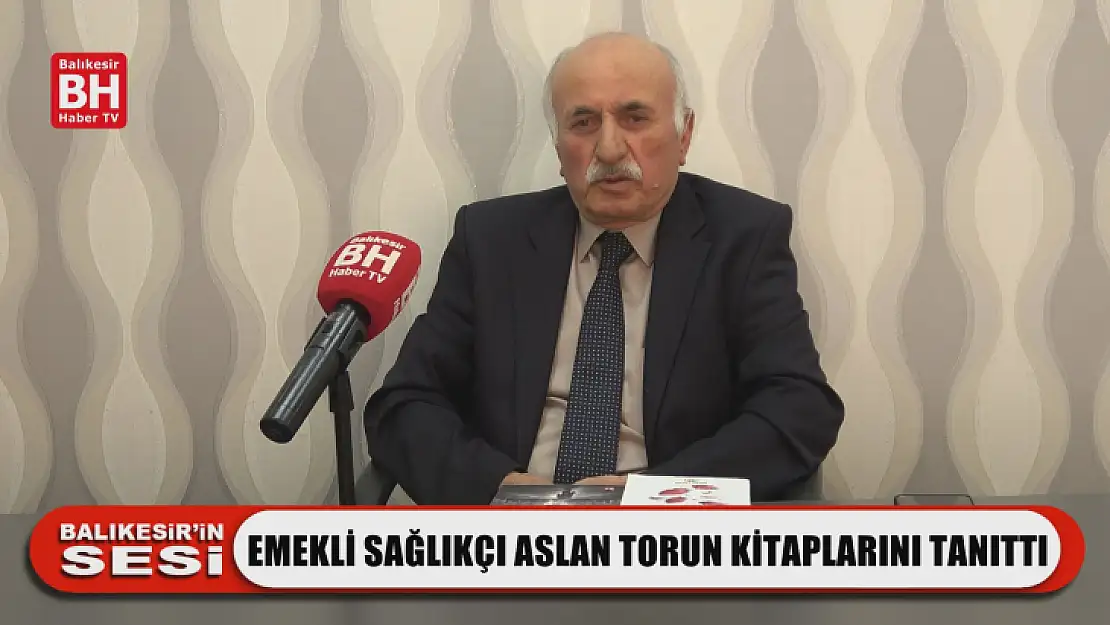 Emekli Sağlıkçı Aslan Torun Kitaplarını Tanıttı