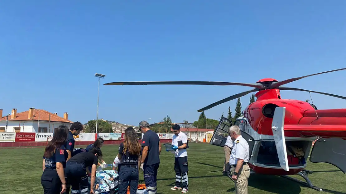 Epilepsi Hastası Helikopter Ambulansla Ankara'ya Sevkedildi