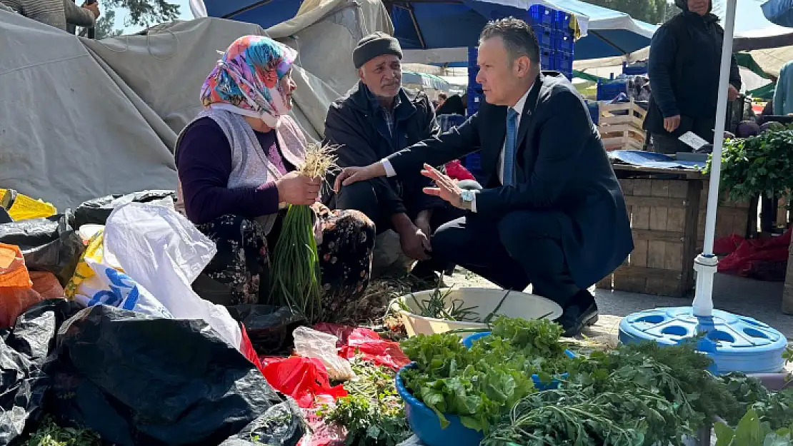 Eray, 'Modern Pazar alanlarında, konforlu alışveriş olacak.