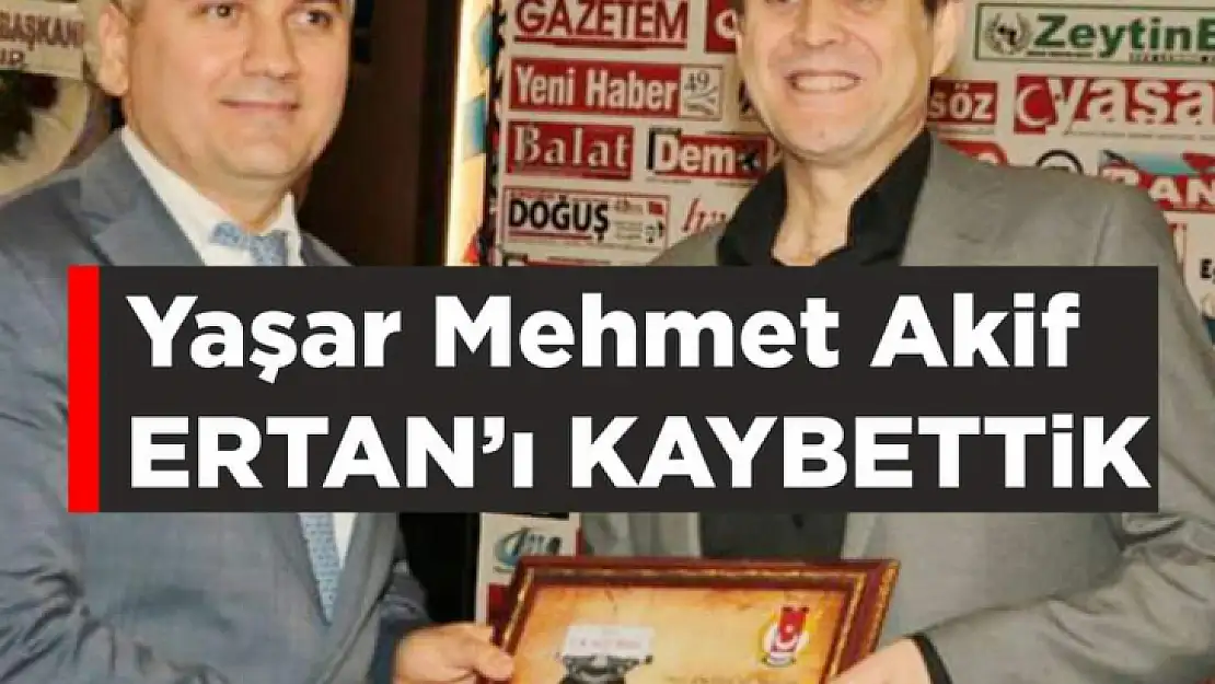 Erdekli Gazeteci Ertan Vefat Etti