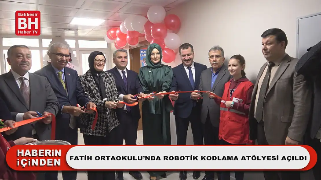 Fatih Ortaokulu'nda Robotik Kodlama Atölyesi Açıldı