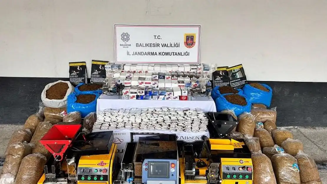 Gönen'de Tütün Kaçakçılığı Operasyonu