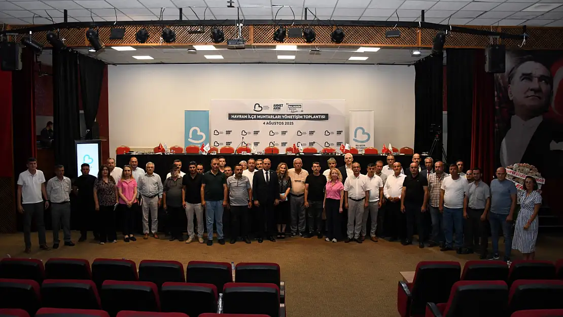 Halkın talepleri muhtarlar aracılığıyla dile getiriliyor