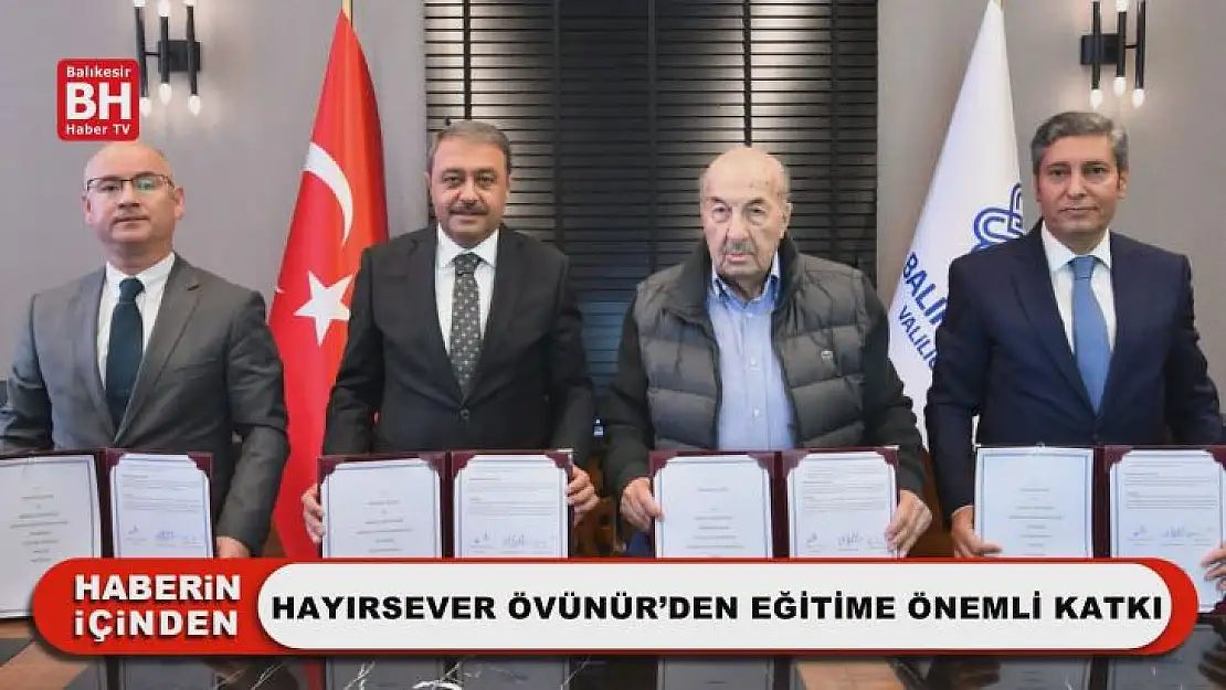 Hayırsever Övünür'den Eğitime Önemli Katkı
