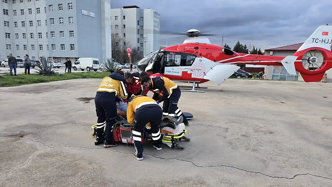 HELİKOPTER AMBULANSLA HAYATİ NAKİL GERÇEKLEŞTİ!!!