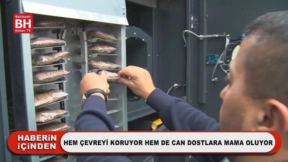 Hem Çevreyi Koruyor Hem de Can Dostlara Mama Oluyor