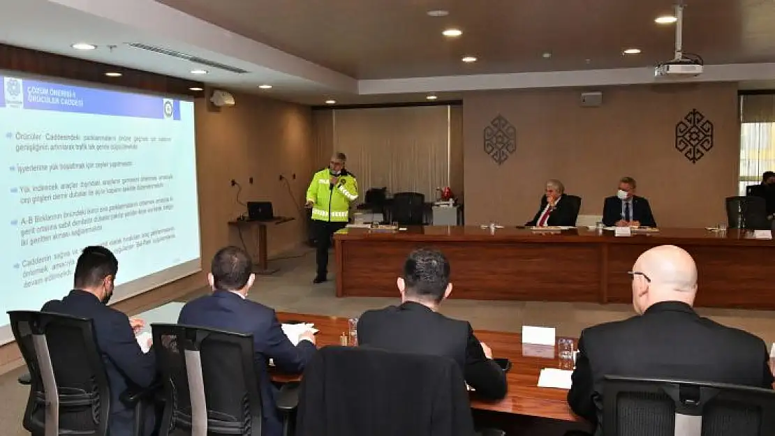 İl Merkezindeki Trafik sorunları için düğmeye basıldı
