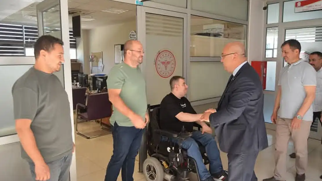 İl Sağlık Müdürü Uzm. Dr. Serkan Kadir Keskin Personelle tek tek bayramlaştı