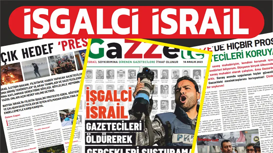 'İşgalci İsrail Gazetecileri Öldürerek Gerçekleri Susturamaz'