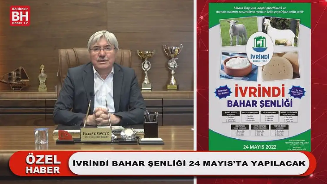İvrindi Bahar Şenliği 24 Mayıs'ta Yapılacak