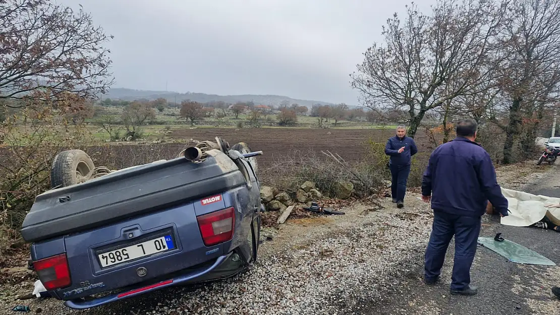 İvrindi'de Trafik kazası 1 Ölü 3 Kişi Yaralı