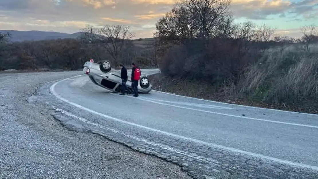 İvrindi/Korucu yolunda maddi hasarlı trafik kazası.