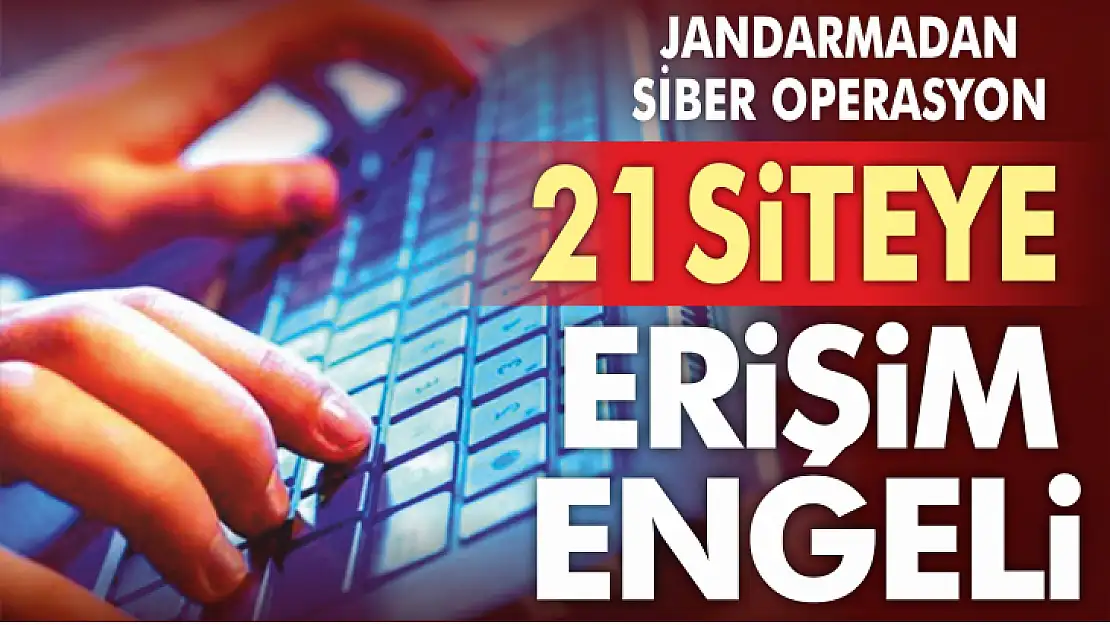 JANDARMA'DAN SİBER OPERASYON