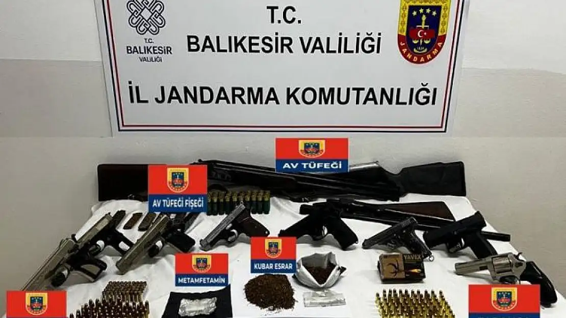Jandarmadan Silah ve Uyuşturucu Kaçakçılığı Operasyonu