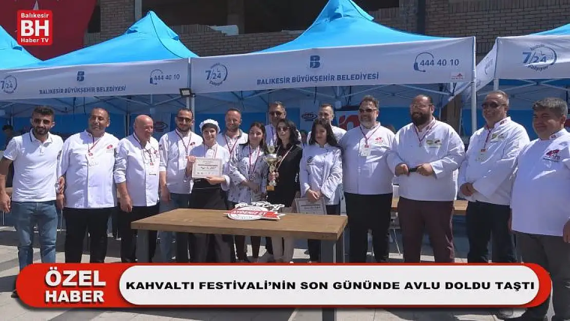 Kahvaltı Festivali'nin Son Gününde Avlu Doldu Taştı