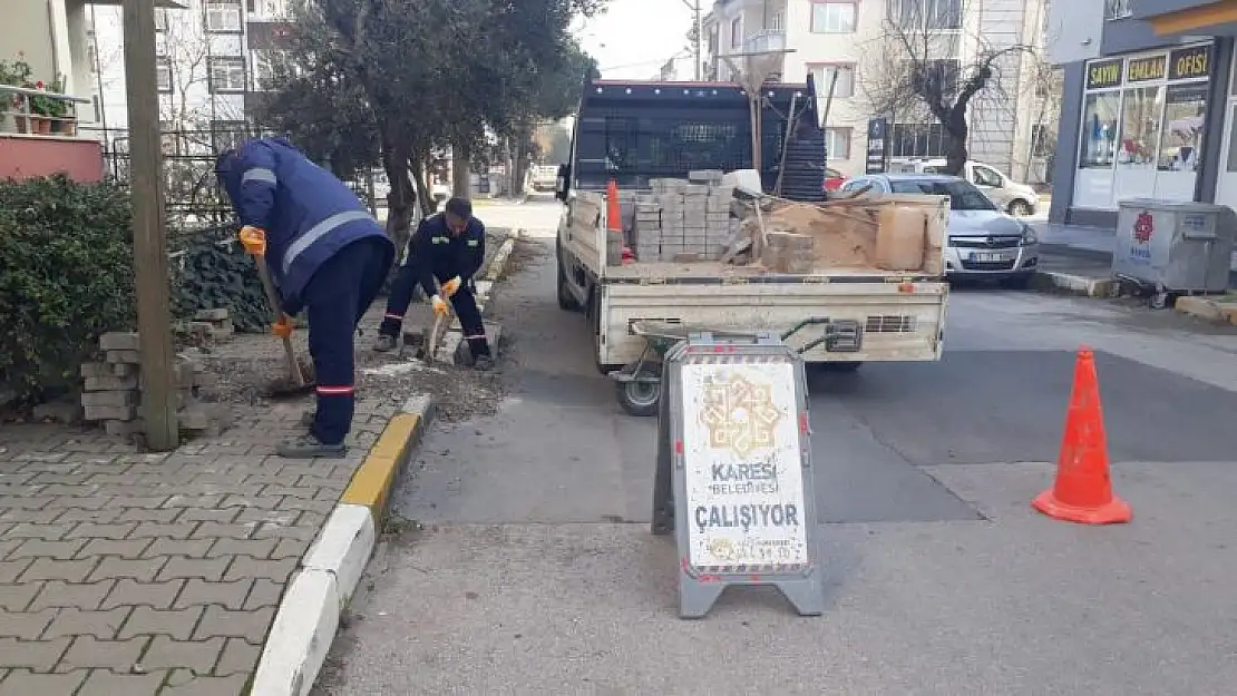 Karesi'de Yollar örülüyor